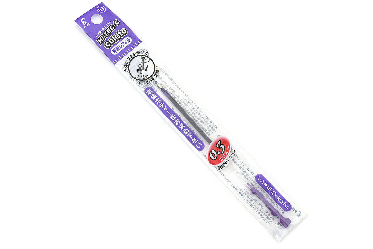 Pilot Hi-Tec-C Coleto Pen Refill 0.3mm