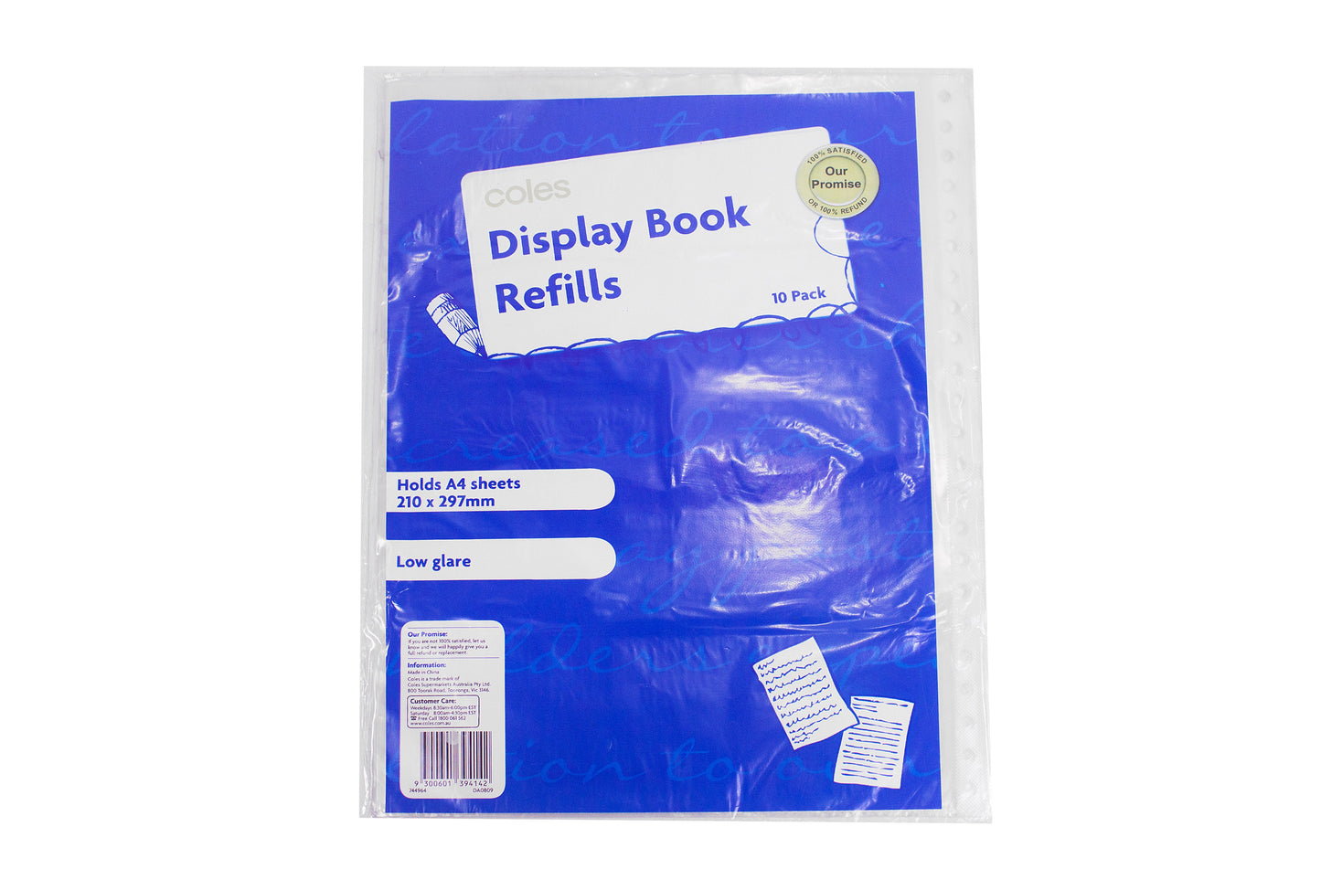 clear book filler