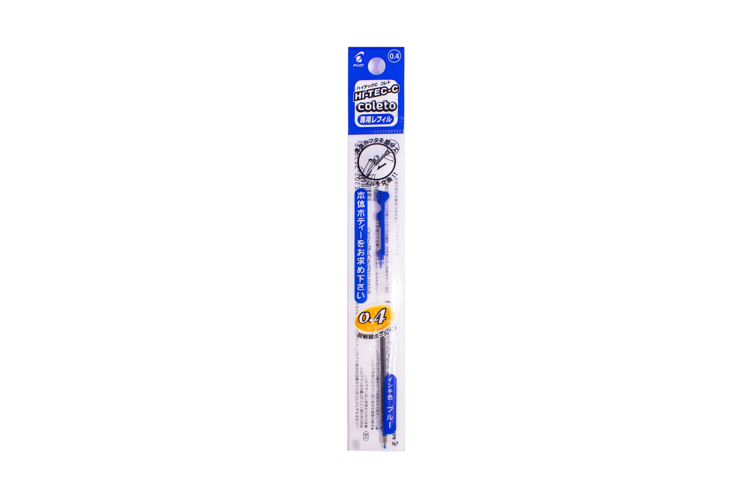Pilot Hi-Tec-C Coleto pen Refill 0.4 mm