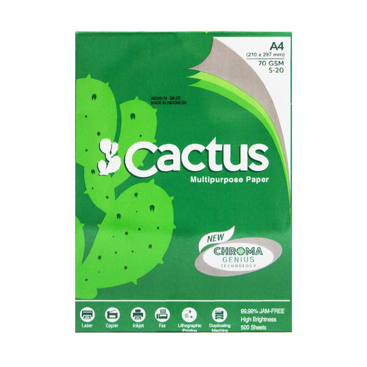 Cactus Bond Paper 70gsm A4 | Per Ream