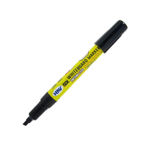 HBW SDI Whiteboard Marker Free Flow C530 Refillable Black | Per Piece