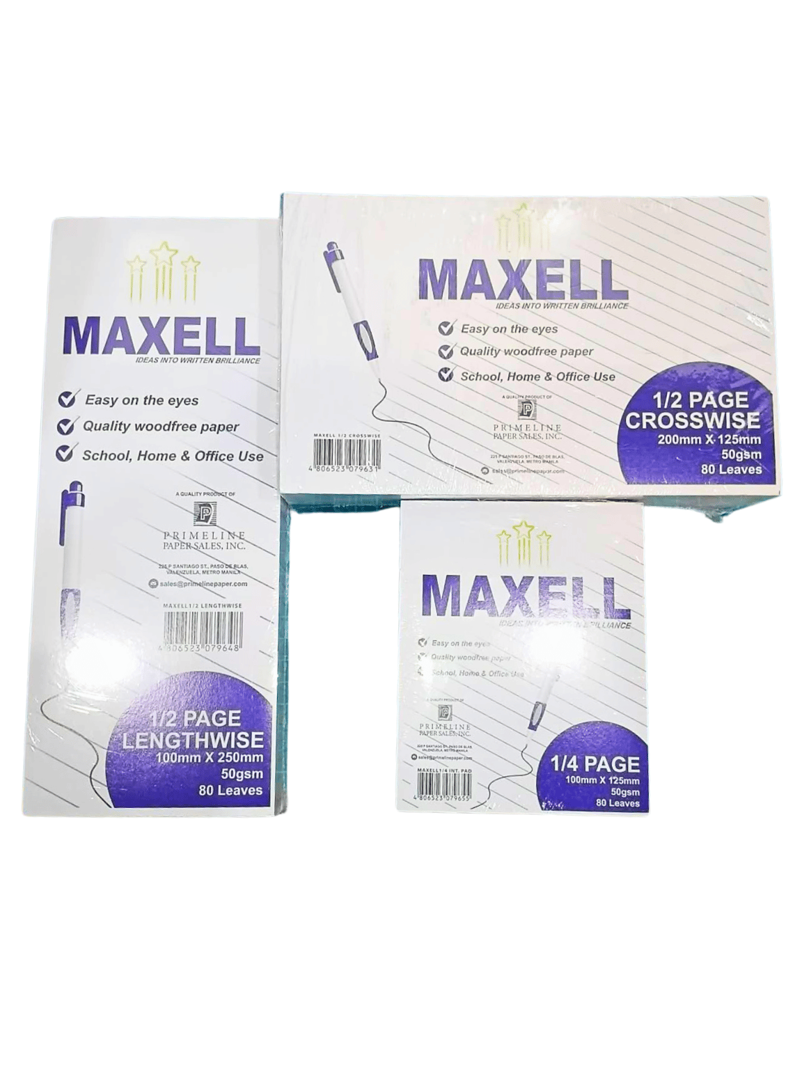 Maxell Quiz Pad Paper 80lvs. | 10 Pads