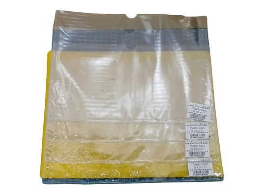 Plastic Card 8 1/2 x 11 | 20s
