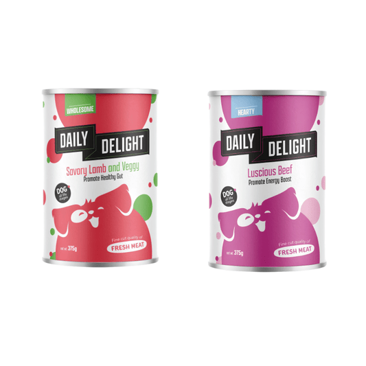 Wholesome Daily Delight Can Wet Dog Food 375g