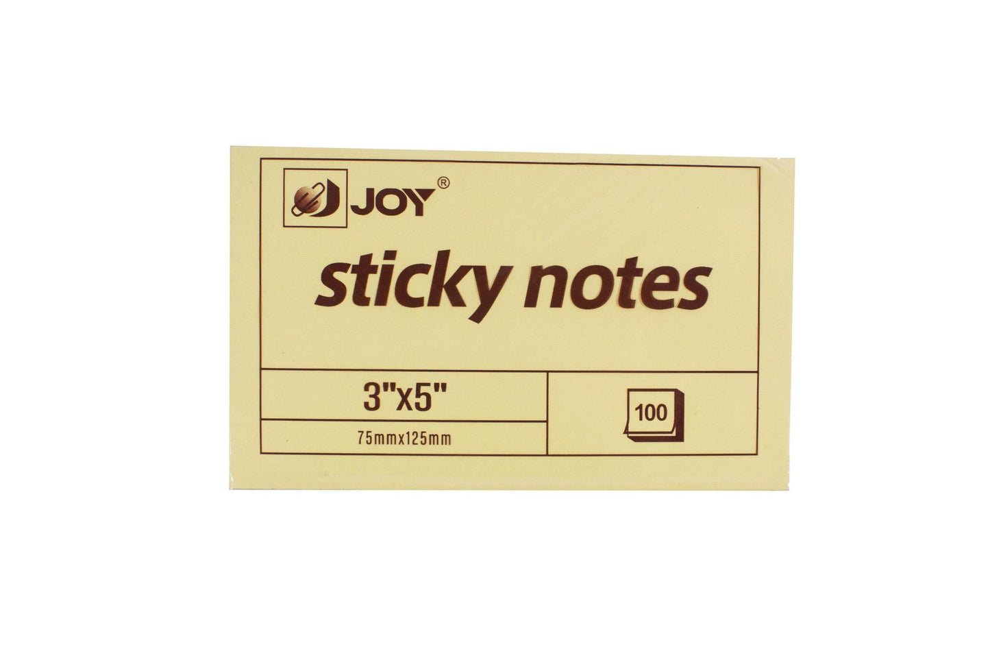 Joy Sticky Note 3x5in 100lvs | Per Pad