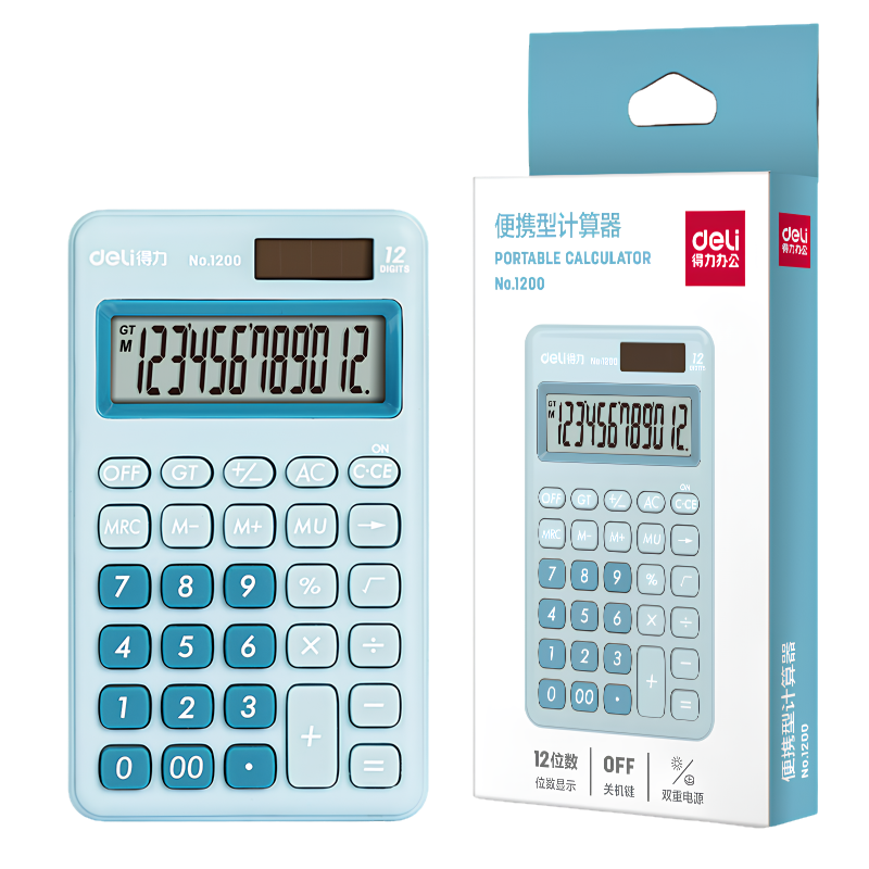 Deli Desktop Calculator No.TE1200 | Per Piece