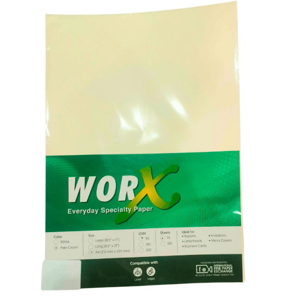 Worx Special Paper 90gsm | 10sheets