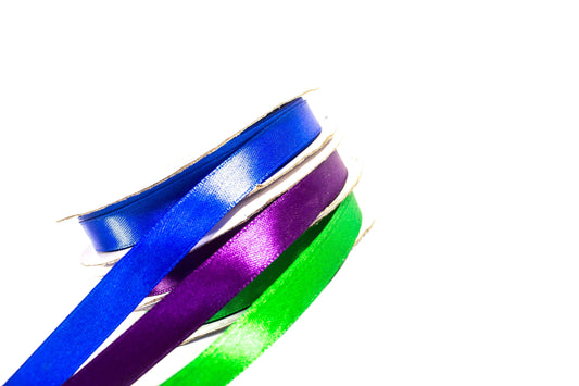 Cut Edge Ribbon 1/2in (Random Color)