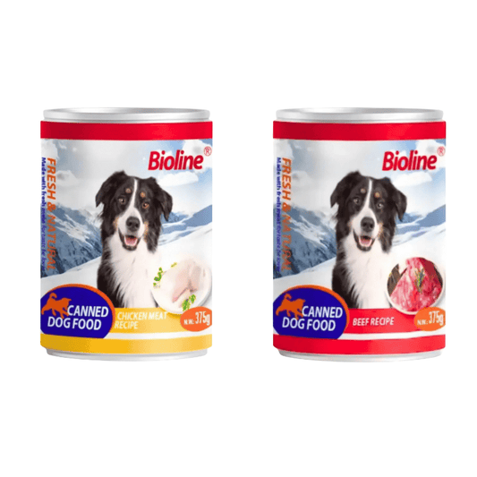 Bioline Can Wet Dog Food 375g
