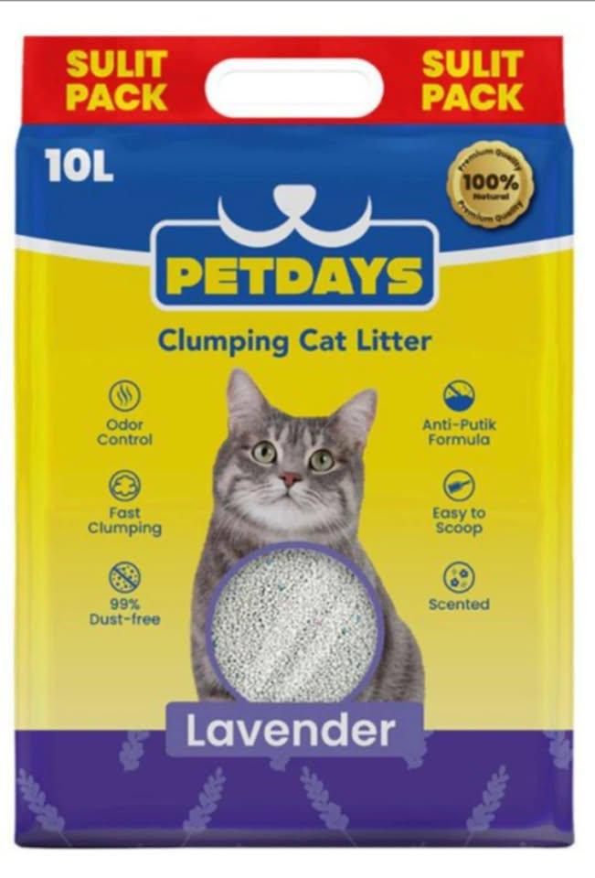 Petdays Cat Litter Lavander 10L