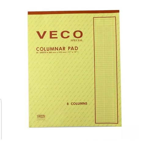 Veco Columnar Pad 8col | Per Pad