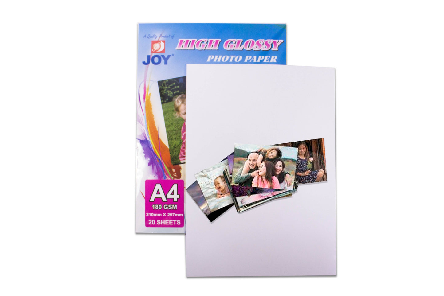 Joy Photo Paper A4 Glossy 180gsm | 10Pack