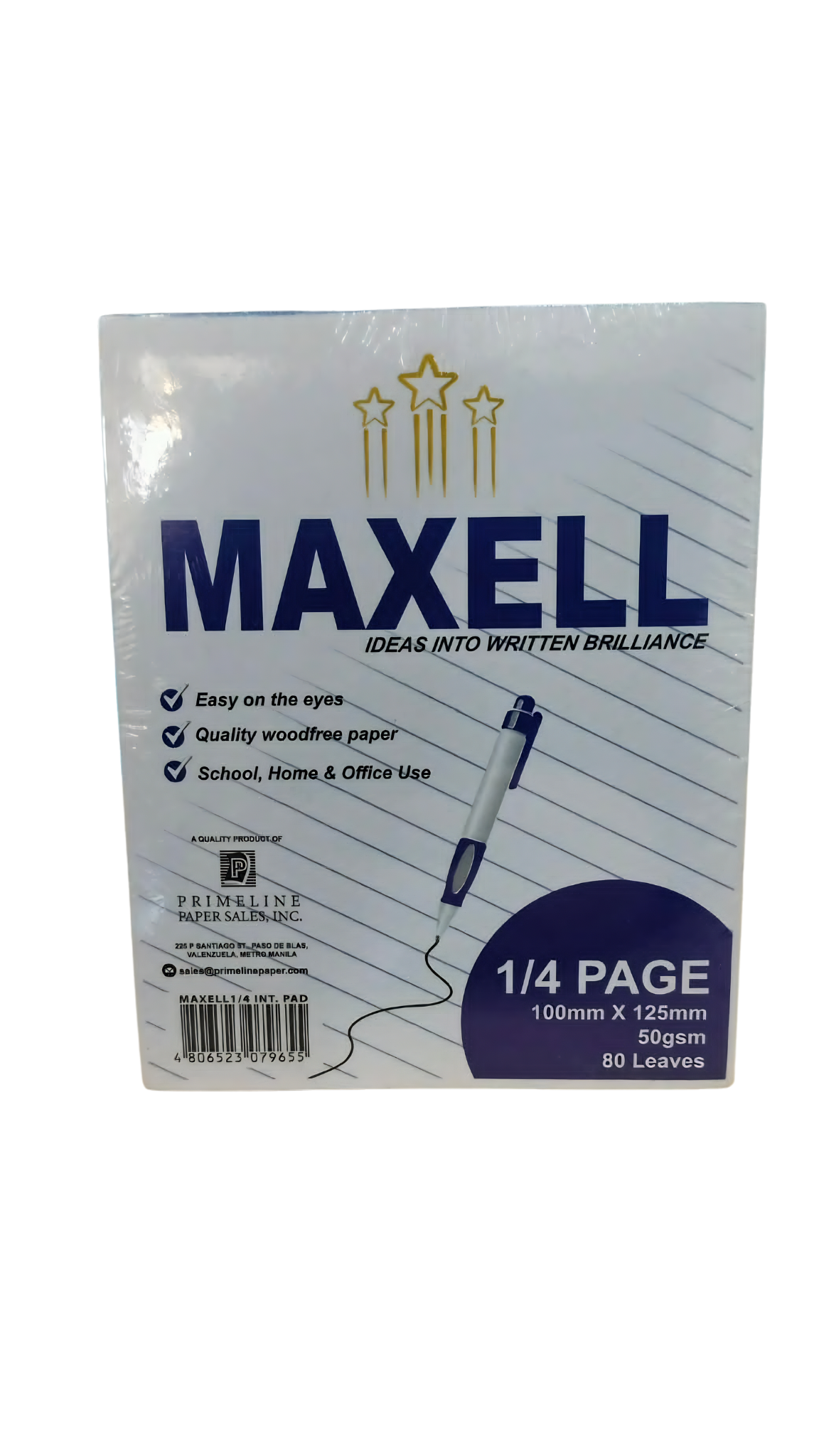Maxell Quiz Pad 80lvs. 1/4 | 10s
