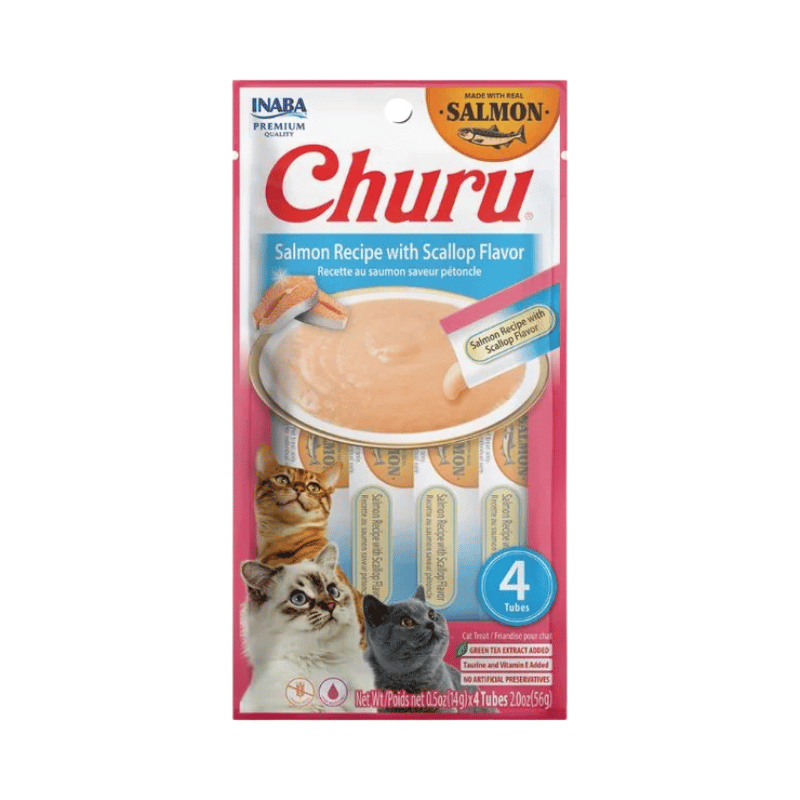Inaba Churu Salmon Recipe 14g X 4tubes