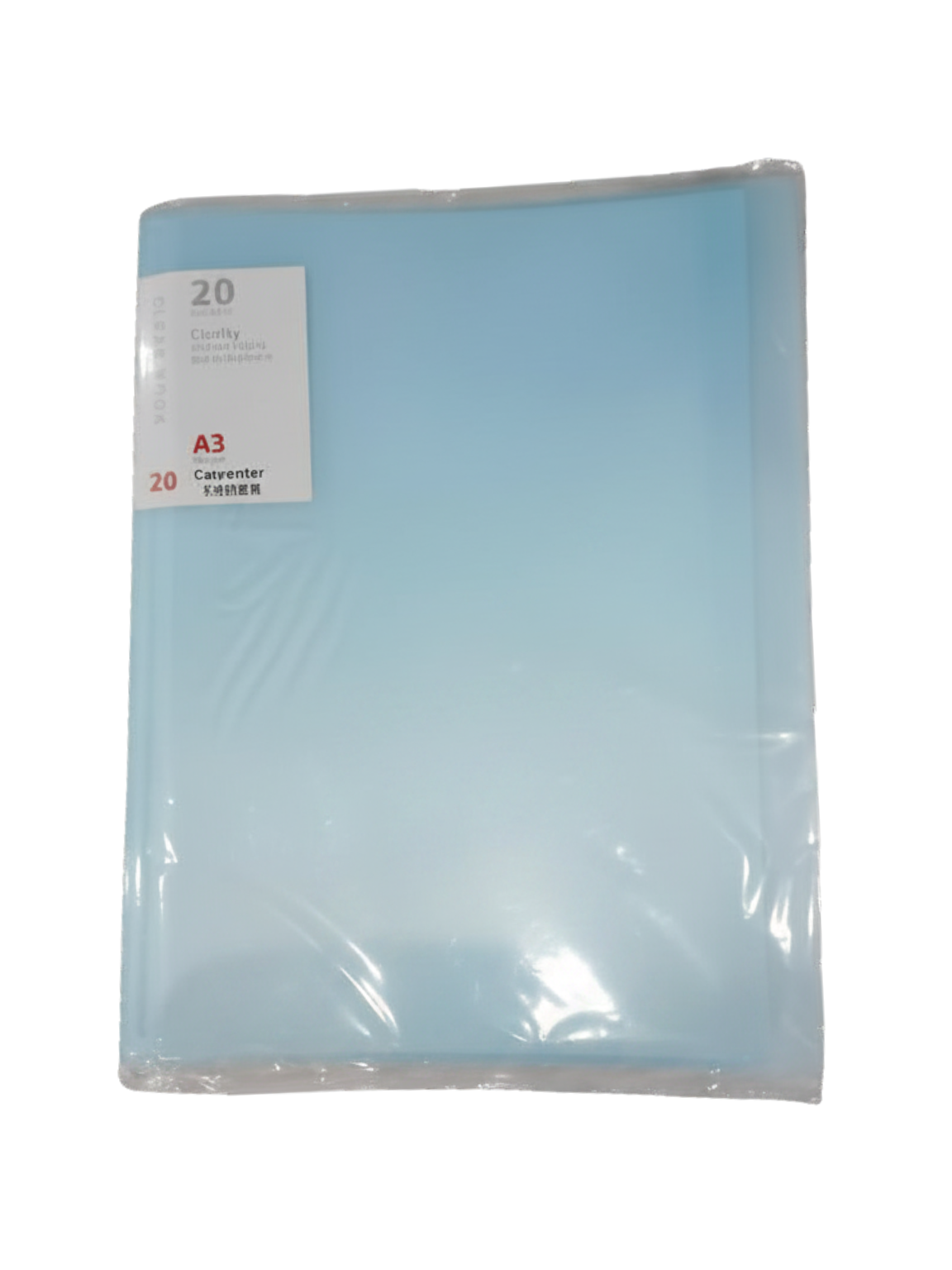 Carpenter Clear Book 30Pockets KT-1763 A3 | Per Piece