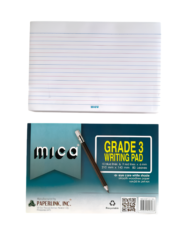 Mica Writing Pad Paper | 10s