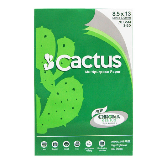 Cactus Bond Paper 70gsm Long | Per Ream