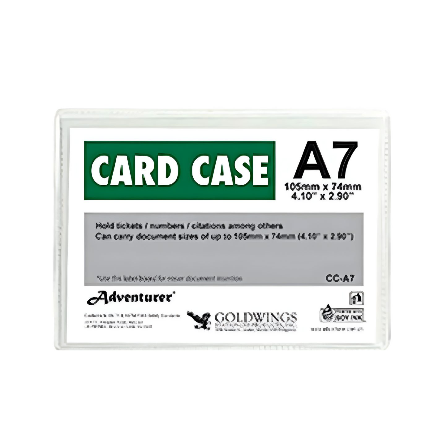 Adventurer Card Case Plastic | Piece