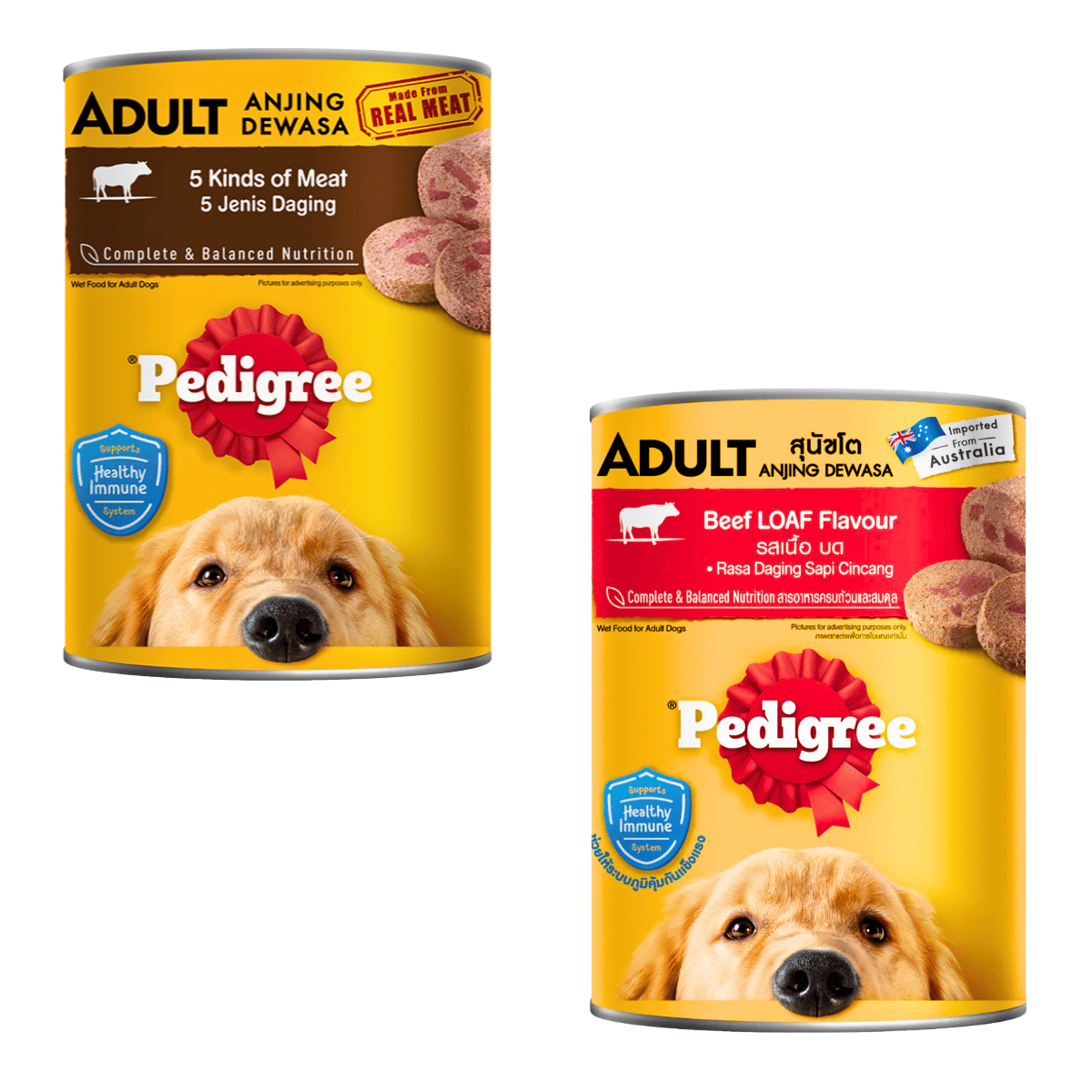 Pedigree Can Dog Food 400g