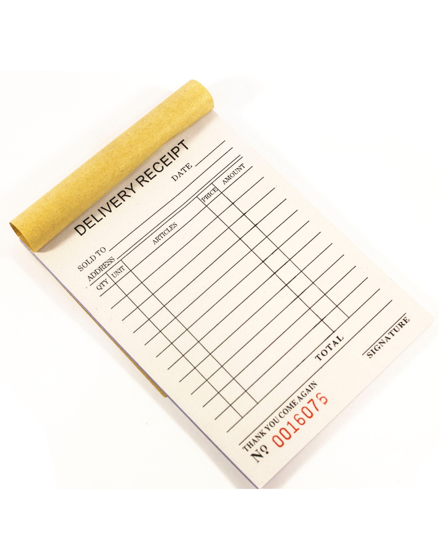 Delivery Receipt Carbonless 1/4 | Per Pad