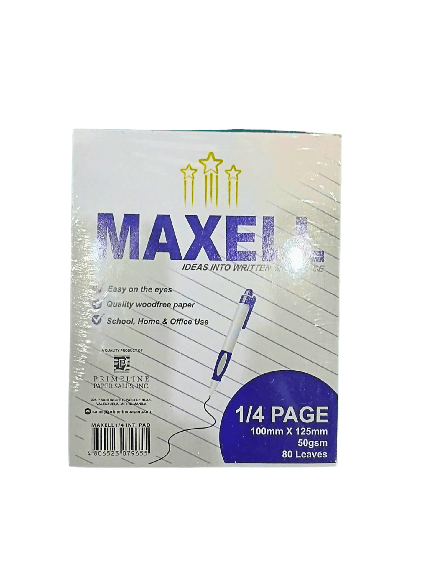 Maxell Quiz Pad Paper 80lvs. | 10 Pads