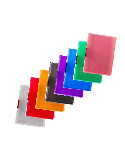 Plastic File Case Notebook Size (Random Color) | Piece