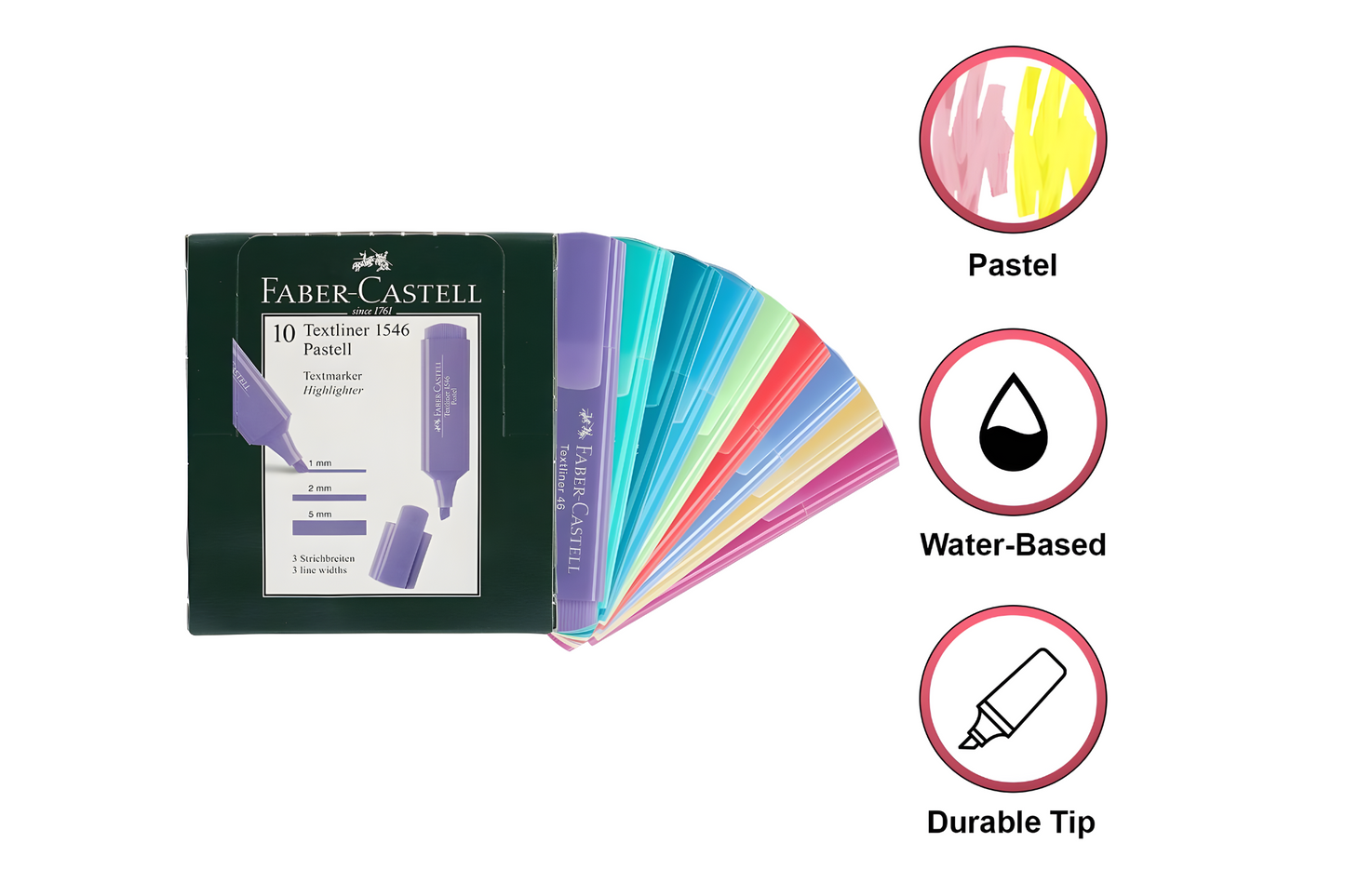 Faber-Castell Pastel Highlighter Textliner 46 | Per Piece