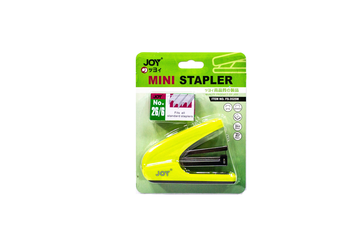 Joy Stapler with Staple Wire FS-3525M | Per Piece (Random Color)
