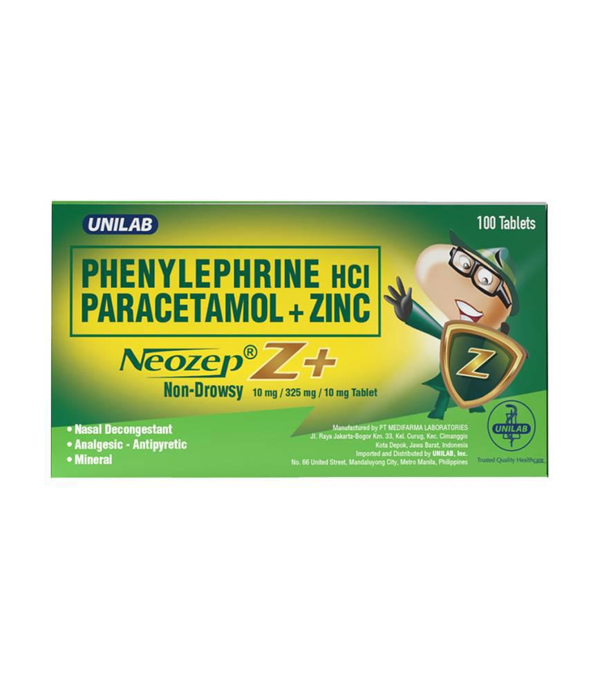 NEOZEPZNDRWSY PhenylParaZncT 10/325mg