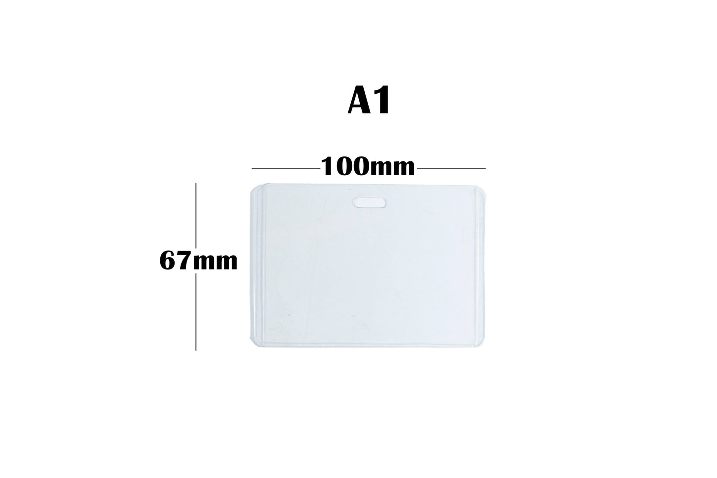 ID Card Plastic Holder (20pcs)