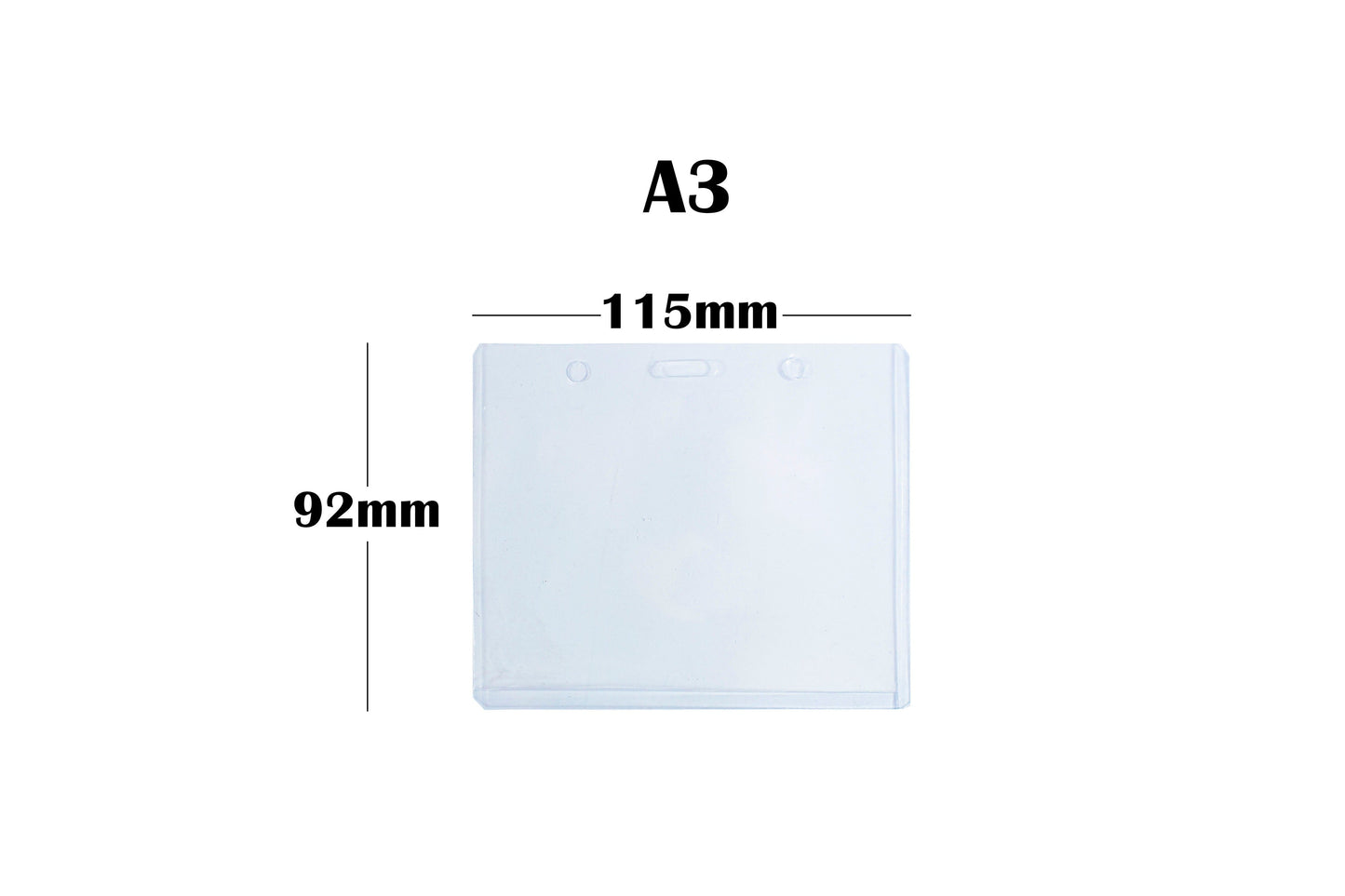 ID Card Plastic Holder (20pcs)