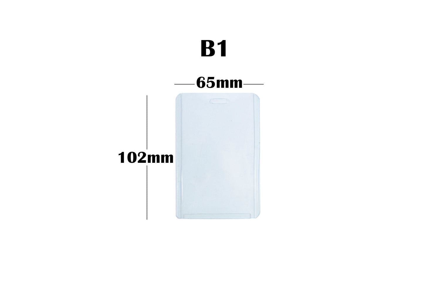 ID Card Plastic Holder (20pcs)