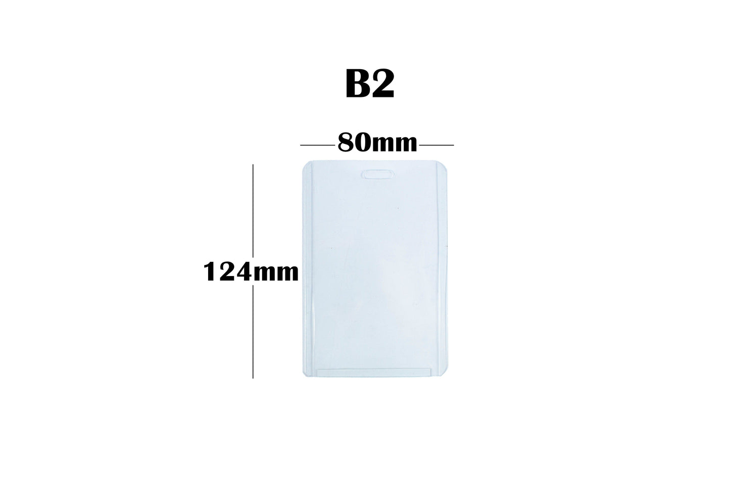 ID Card Plastic Holder (20pcs)