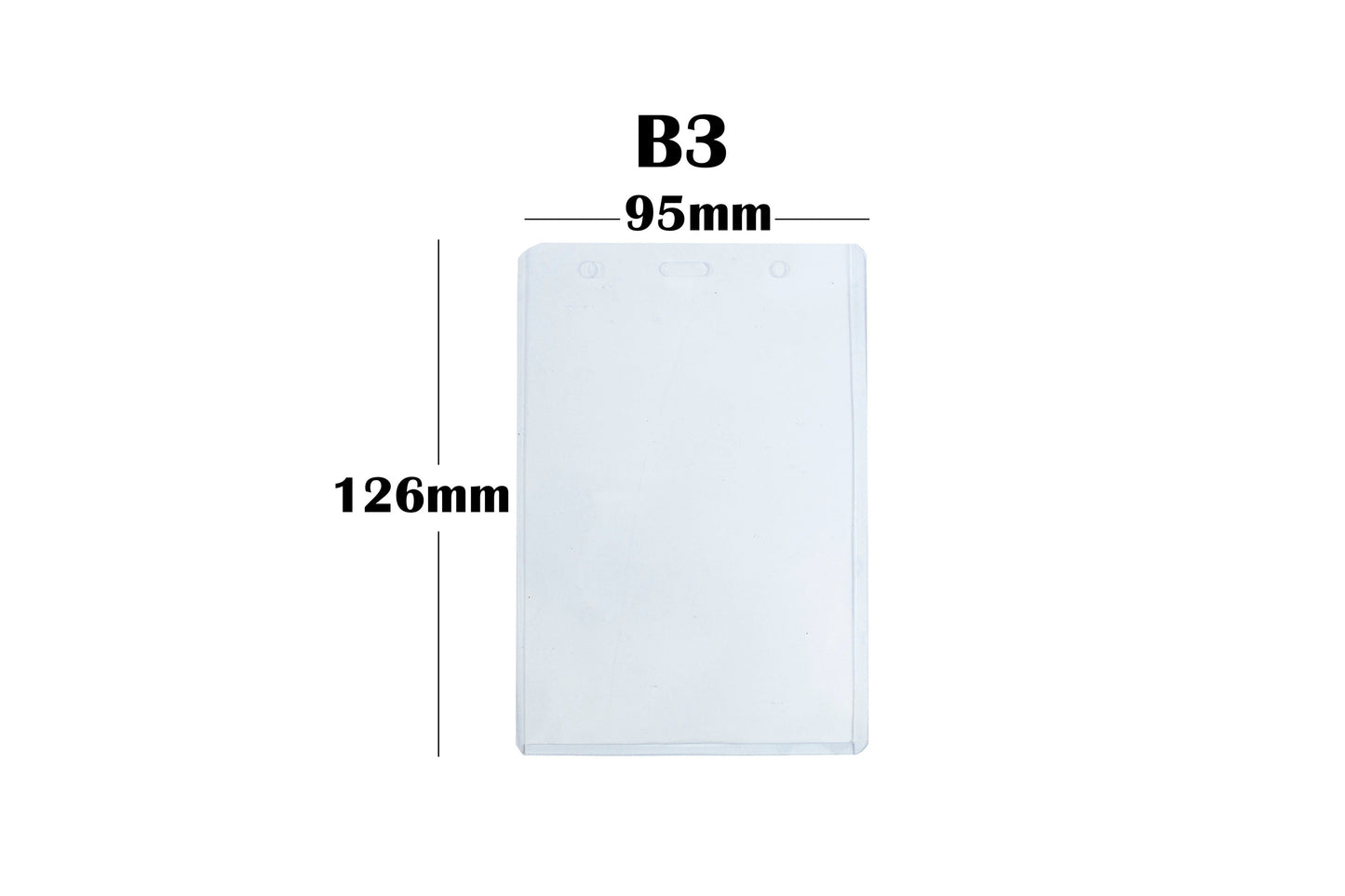 ID Card Plastic Holder (20pcs)