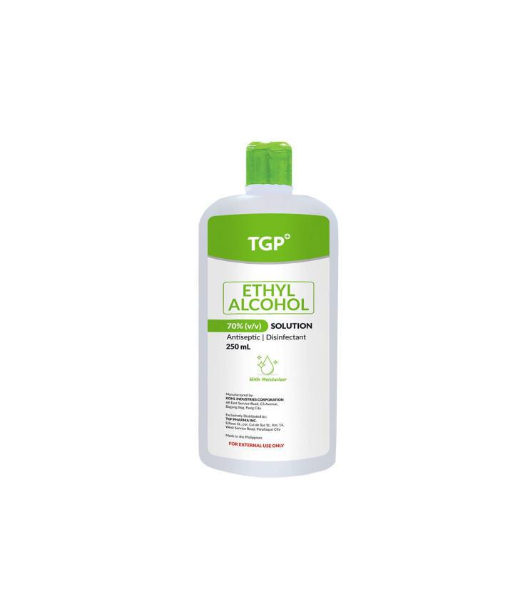 TGP Ethyl Alcohol Moist 70% Soln 250ml