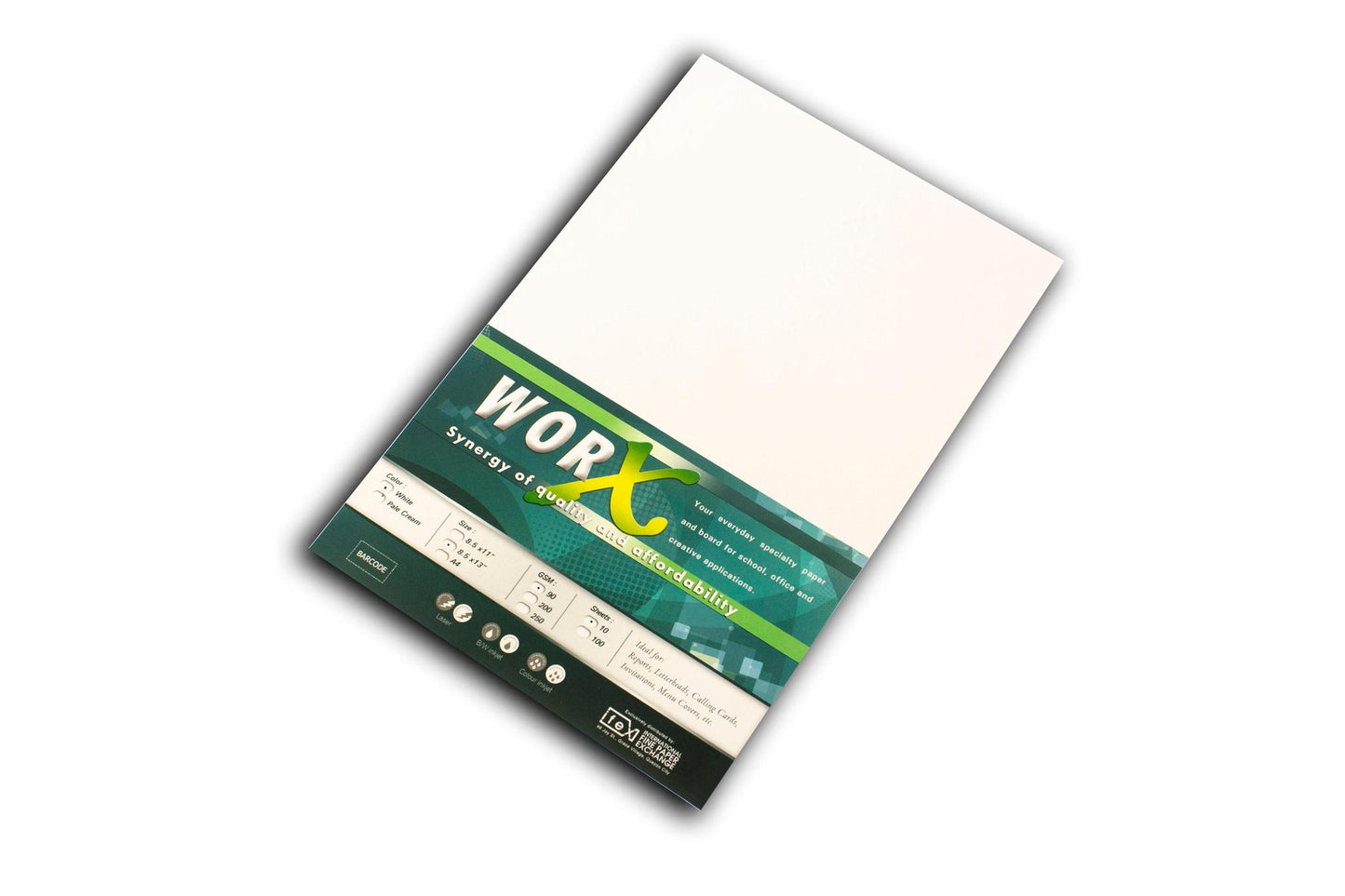 Worx Special Paper 90gsm Long White (10sheets) | Per Piece