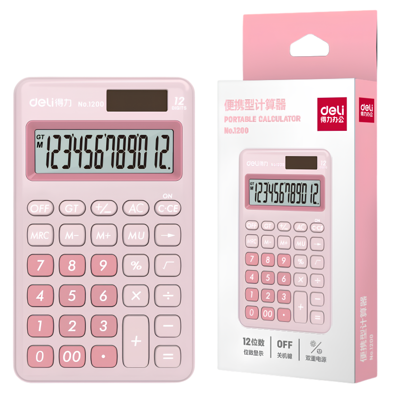 Deli Desktop Calculator No.TE1200 | Per Piece