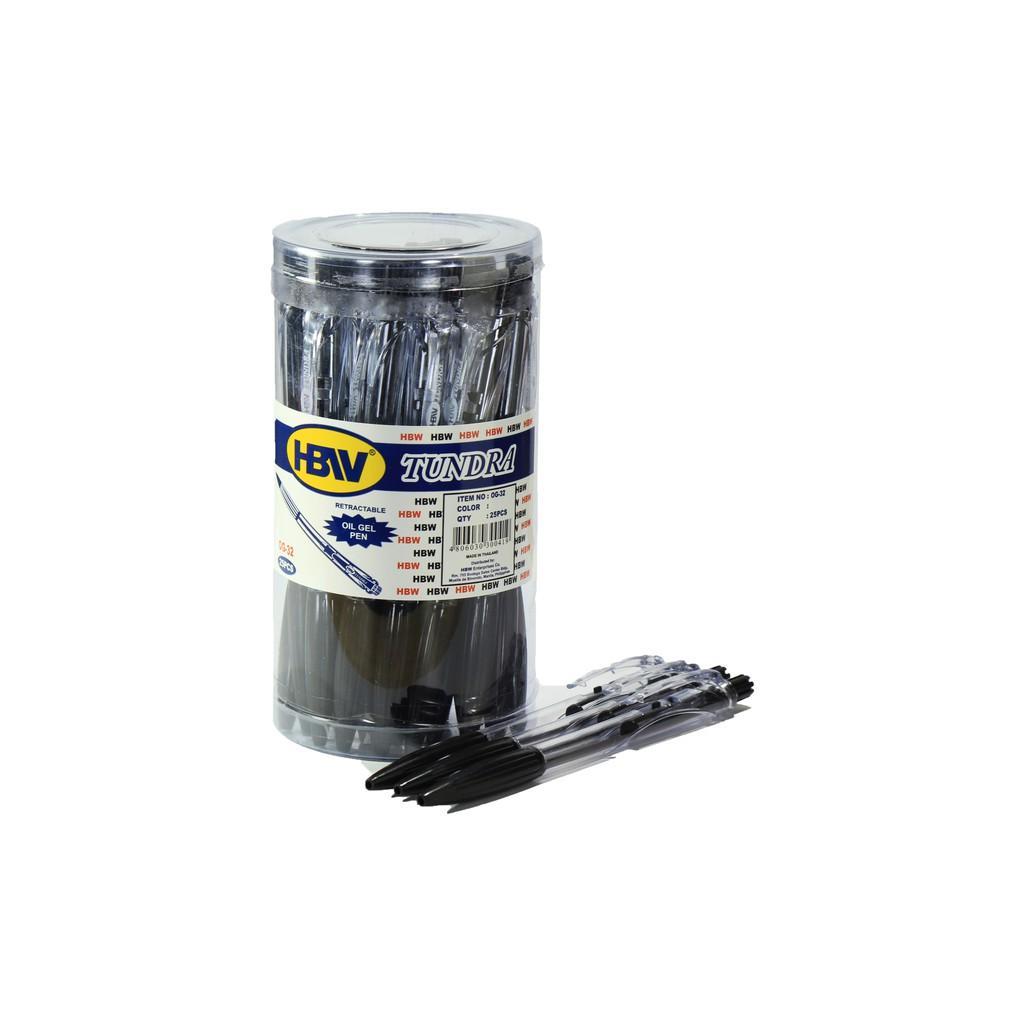 HBW Ballpen Retractable Tundra OG-32 | 25pcs