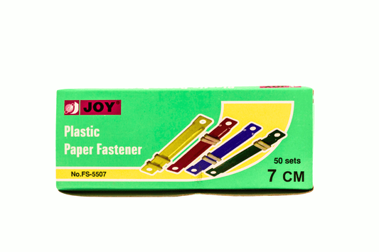Joy Plastic Paper Fastener 7cm No. FS-5507