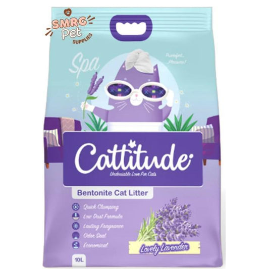 Cattitude Cat Litter Lavender 10L