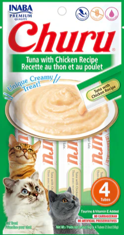 Inaba Churu Tuna with Chicken Recipe 14g X 4tubes
