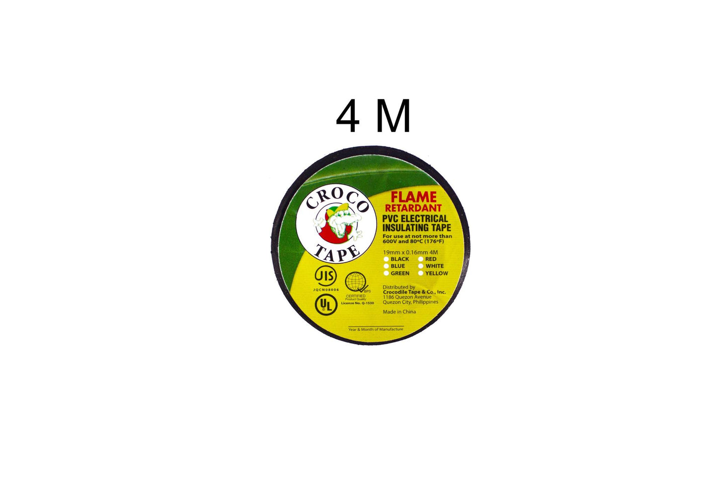 Croco Electrical Tape Black | Per Piece