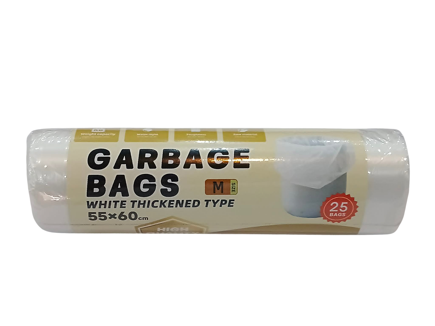 White Garbage Bag Medium G696 | Per Piece
