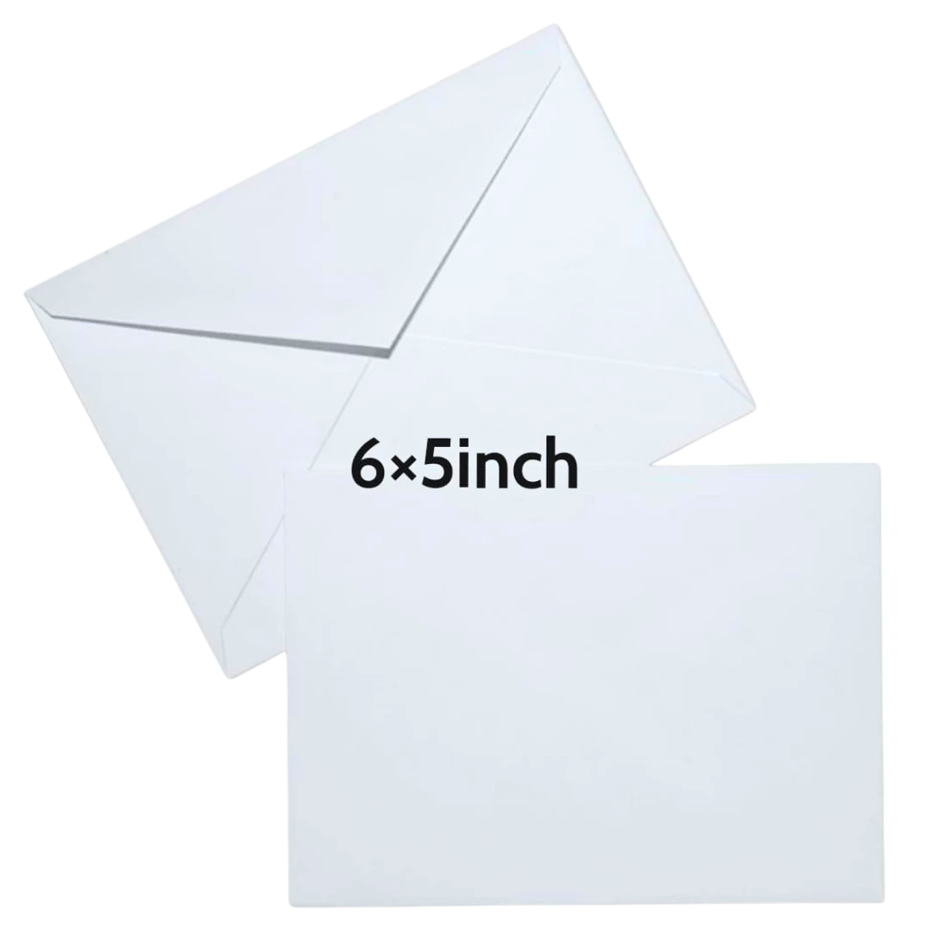 Repacked Baronial White Envelope | 10pcs