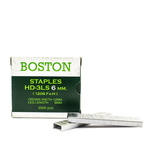 Boston Staple Wire HD-3LS 6mm (1206 FA-H) | Per Box (2000pcs)