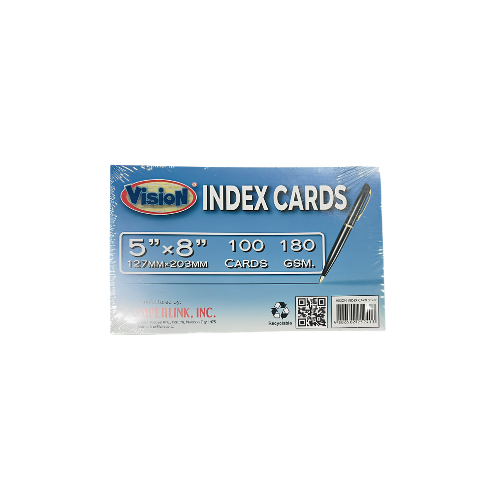 Vision Index Card 180gsm | 100pcs