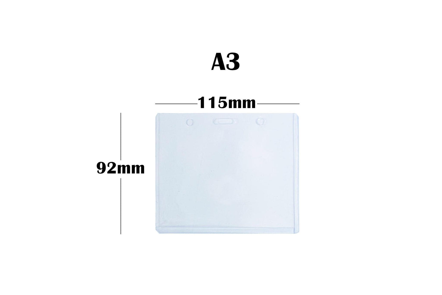 ID Card Plastic Holder A3 | Per Piece