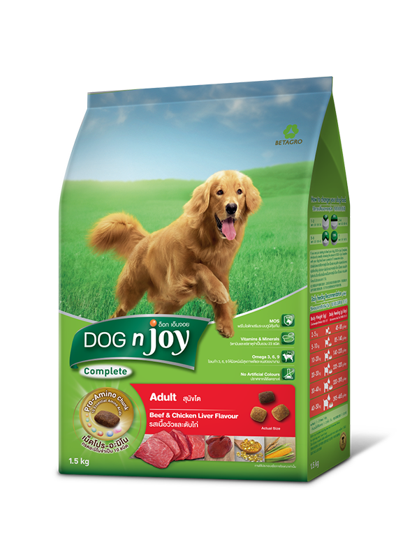 Dog n Joy Adult Small Beef Chicken Liver 10kgs