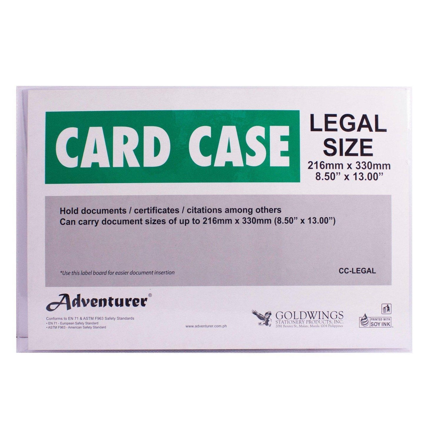 Adventurer Card Case Plastic | Piece