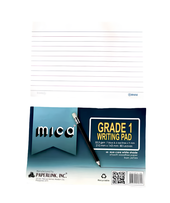 Mica Writing Pad Paper | 10s